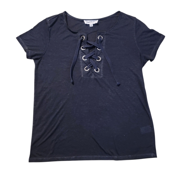 Cloud Chaser Tops - Cloud Chaser Women's Black Short Sleeve V-Neck Blouse Top